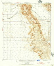Fortuna, Arizona 1926 (1956) USGS Old Topo Map Reprint 15x15 AZ Quad 314596