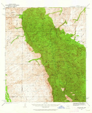 Galiuro Mountains, Arizona 1938 (1962) USGS Old Topo Map Reprint 15x15 AZ Quad 314608