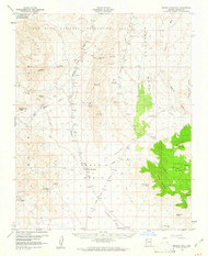 Garnet Mountain, Arizona 1960 (1961) USGS Old Topo Map Reprint 15x15 AZ Quad 314612