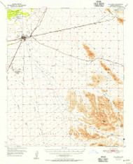 Gila Bend, Arizona 1951 (1955) USGS Old Topo Map Reprint 15x15 AZ Quad 314614