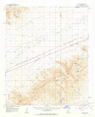 Gladden, Arizona 1961 (1963) USGS Old Topo Map Reprint 15x15 AZ Quad 314623