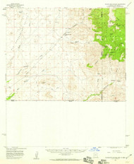Guadalupe Canyon, Arizona 1958 (1959) USGS Old Topo Map Reprint 15x15 AZ Quad 314645