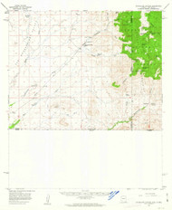 Guadalupe Canyon, Arizona 1958 (1963) USGS Old Topo Map Reprint 15x15 AZ Quad 314644