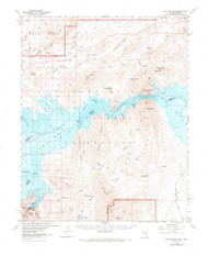 Hoover Dam, Arizona 1953 (1973) USGS Old Topo Map Reprint 15x15 AZ Quad 320984
