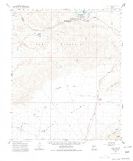 Ives Peak, Arizona 1966 (1978) USGS Old Topo Map Reprint 15x15 AZ Quad 314309