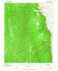 Jacob Lake, Arizona 1953 (1965) USGS Old Topo Map Reprint 15x15 AZ Quad 314703