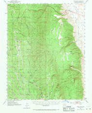 Jacob Lake, Arizona 1953 (1971) USGS Old Topo Map Reprint 15x15 AZ Quad 314702