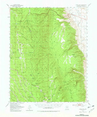 Jacob Lake, Arizona 1953 (1982) USGS Old Topo Map Reprint 15x15 AZ Quad 314701