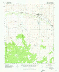 Joseph City, Arizona 1955 (1973) USGS Old Topo Map Reprint 15x15 AZ Quad 314705