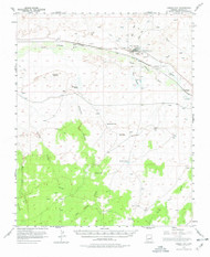 Joseph City, Arizona 1955 (1977) USGS Old Topo Map Reprint 15x15 AZ Quad 314707