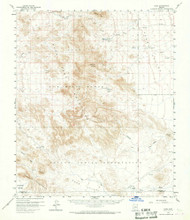 Kaka, Arizona 1958 (1967) USGS Old Topo Map Reprint 15x15 AZ Quad 314710