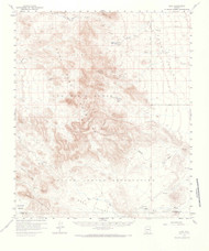 Kaka, Arizona 1958 (1967) USGS Old Topo Map Reprint 15x15 AZ Quad 464747