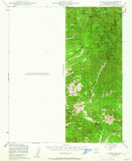 Kirkland, Arizona 1947 (1962) USGS Old Topo Map Reprint 15x15 AZ Quad 314722
