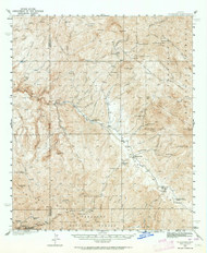 Klondyke, Arizona 1938 (1964) USGS Old Topo Map Reprint 15x15 AZ Quad 314725