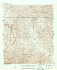 Klondyke, Arizona 1938 (1971) USGS Old Topo Map Reprint 15x15 AZ Quad 314724