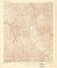 Klondyke, Arizona 1943 (1943) USGS Old Topo Map Reprint 15x15 AZ Quad 464756