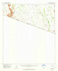 La Lesna Mountains, Arizona 1963 (1964) USGS Old Topo Map Reprint 15x15 AZ Quad 314734