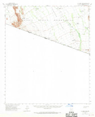 La Lesna Mountains, Arizona 1963 (1970) USGS Old Topo Map Reprint 15x15 AZ Quad 314733