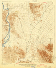 Laguna, Arizona 1929 (1940) USGS Old Topo Map Reprint 15x15 AZ Quad 314735