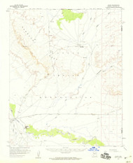 Leupp, Arizona 1955 (1959) USGS Old Topo Map Reprint 15x15 AZ Quad 314751