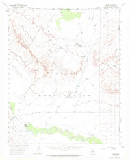 Leupp, Arizona 1955 (1971) USGS Old Topo Map Reprint 15x15 AZ Quad 314752