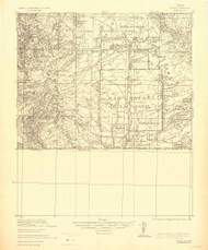 Lochiel, Arizona 1932 (1941) USGS Old Topo Map Reprint 15x15 AZ Quad 464766