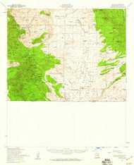 Lochiel, Arizona 1958 (1959) USGS Old Topo Map Reprint 15x15 AZ Quad 314764