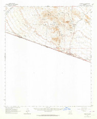 Lukeville, Arizona 1963 (1964) USGS Old Topo Map Reprint 15x15 AZ Quad 314775