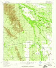 Maricopa, Arizona 1952 (1959) USGS Old Topo Map Reprint 15x15 AZ Quad 314785
