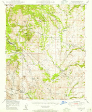 Mayer, Arizona 1947 (1955) USGS Old Topo Map Reprint 15x15 AZ Quad 314788