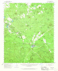 McNary, Arizona 1961 (1968) USGS Old Topo Map Reprint 15x15 AZ Quad 314794