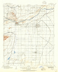 Mesa, Arizona 1913 (1955) USGS Old Topo Map Reprint 15x15 AZ Quad 314796