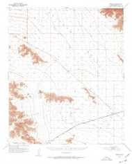 Mobile, Arizona 1951 (1951) USGS Old Topo Map Reprint 15x15 AZ Quad 314808