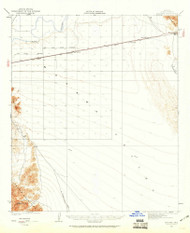 Mohawk, Arizona 1926 (1960) USGS Old Topo Map Reprint 15x15 AZ Quad 314809