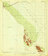 Mohawk Mountains, Arizona 1931 (1931) USGS Old Topo Map Reprint 15x15 AZ Quad 314716