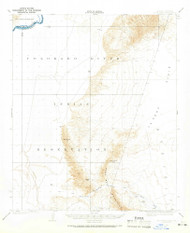 Moon Mountain, Arizona 1931 (1965) USGS Old Topo Map Reprint 15x15 AZ Quad 314812