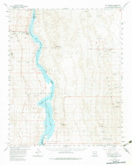 Mount Perkins, Arizona 1959 (1983) USGS Old Topo Map Reprint 15x15 AZ Quad 314826