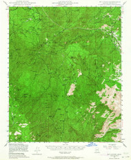 Mount Union, Arizona 1947 (1964) USGS Old Topo Map Reprint 15x15 AZ Quad 314830