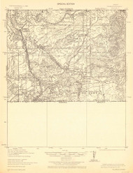 Nogales, Arizona 1933 (1933) USGS Old Topo Map Reprint 15x15 AZ Quad 464624