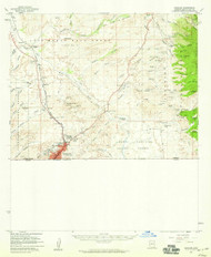 Nogales, Arizona 1958 (1959) USGS Old Topo Map Reprint 15x15 AZ Quad 314852