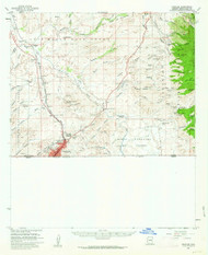 Nogales, Arizona 1958 (1963) USGS Old Topo Map Reprint 15x15 AZ Quad 314851