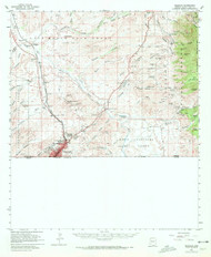 Nogales, Arizona 1958 (1972) USGS Old Topo Map Reprint 15x15 AZ Quad 314850