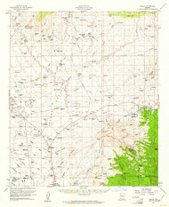 Oracle, Arizona 1959 (1961) USGS Old Topo Map Reprint 15x15 AZ Quad 314859