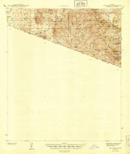 Oro Blanco, Arizona 1944 (1944) USGS Old Topo Map Reprint 15x15 AZ Quad 314864