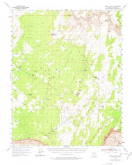 Paria Plateau, Arizona 1954 (1978) USGS Old Topo Map Reprint 15x15 AZ Quad 314871