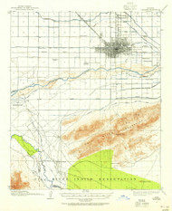 Phoenix, Arizona 1912 (1955) USGS Old Topo Map Reprint 15x15 AZ Quad 314896