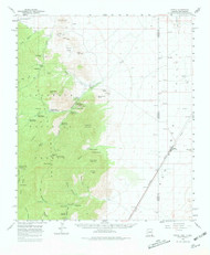Portal, Arizona 1958 (1981) USGS Old Topo Map Reprint 15x15 AZ Quad 314921