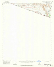 Quitobaquito Springs, Arizona 1963 (1964) USGS Old Topo Map Reprint 15x15 AZ Quad 314942