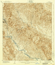 Ray, Arizona 1910 (1939) USGS Old Topo Map Reprint 15x15 AZ Quad 314944