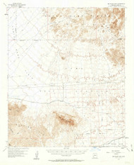 Red Bluff Mountain, Arizona 1955 (1963) USGS Old Topo Map Reprint 15x15 AZ Quad 314947